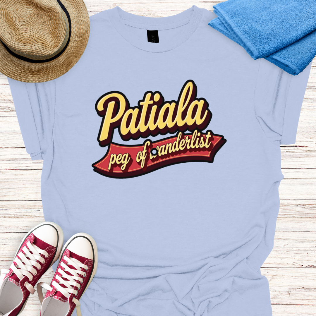 Patiala Peg of Wanderlust Design T-shirt