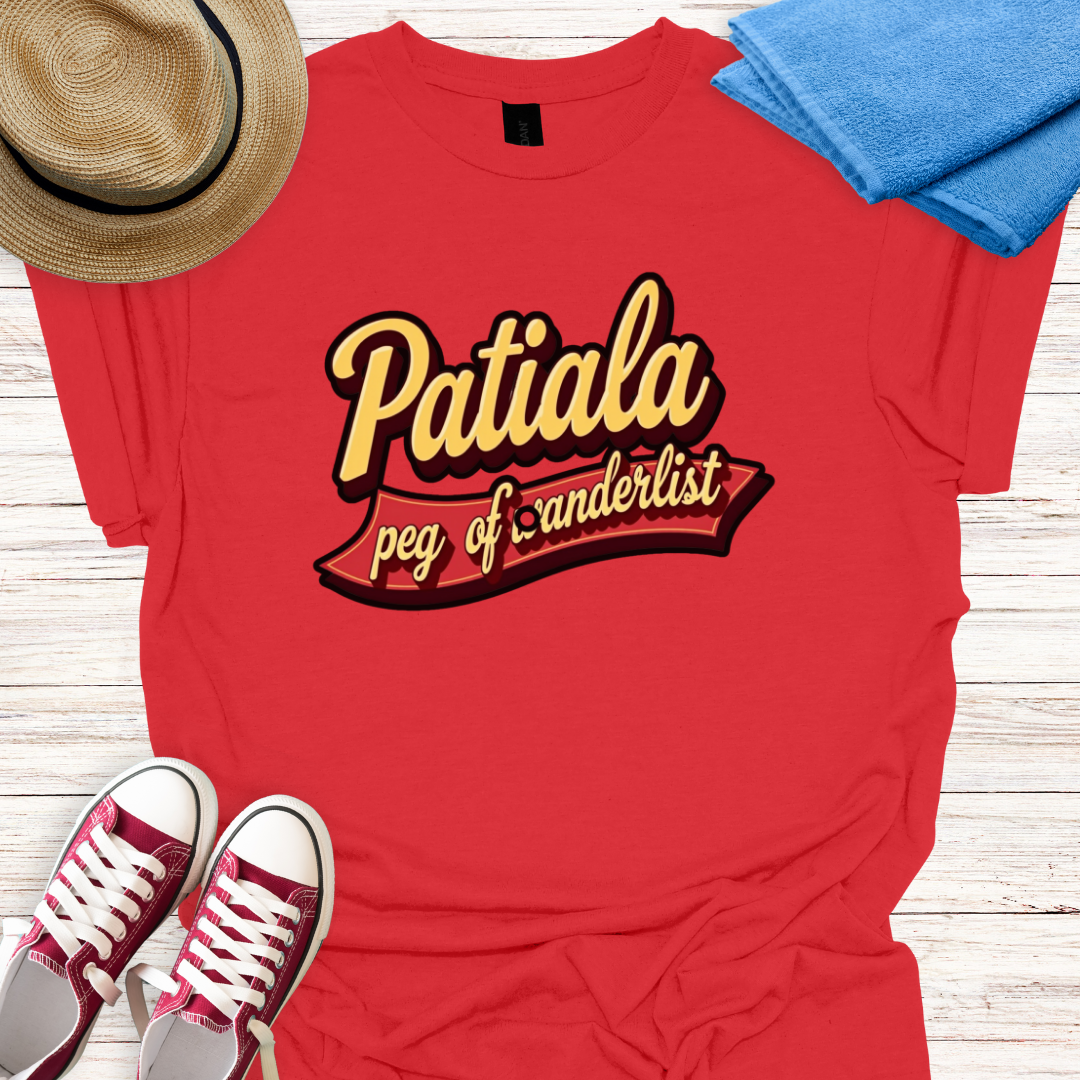 Patiala Peg of Wanderlust Design T-shirt