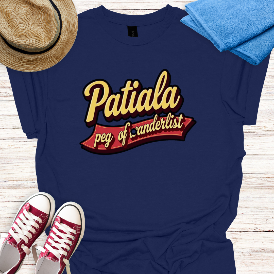 Patiala Peg of Wanderlust Design T-shirt
