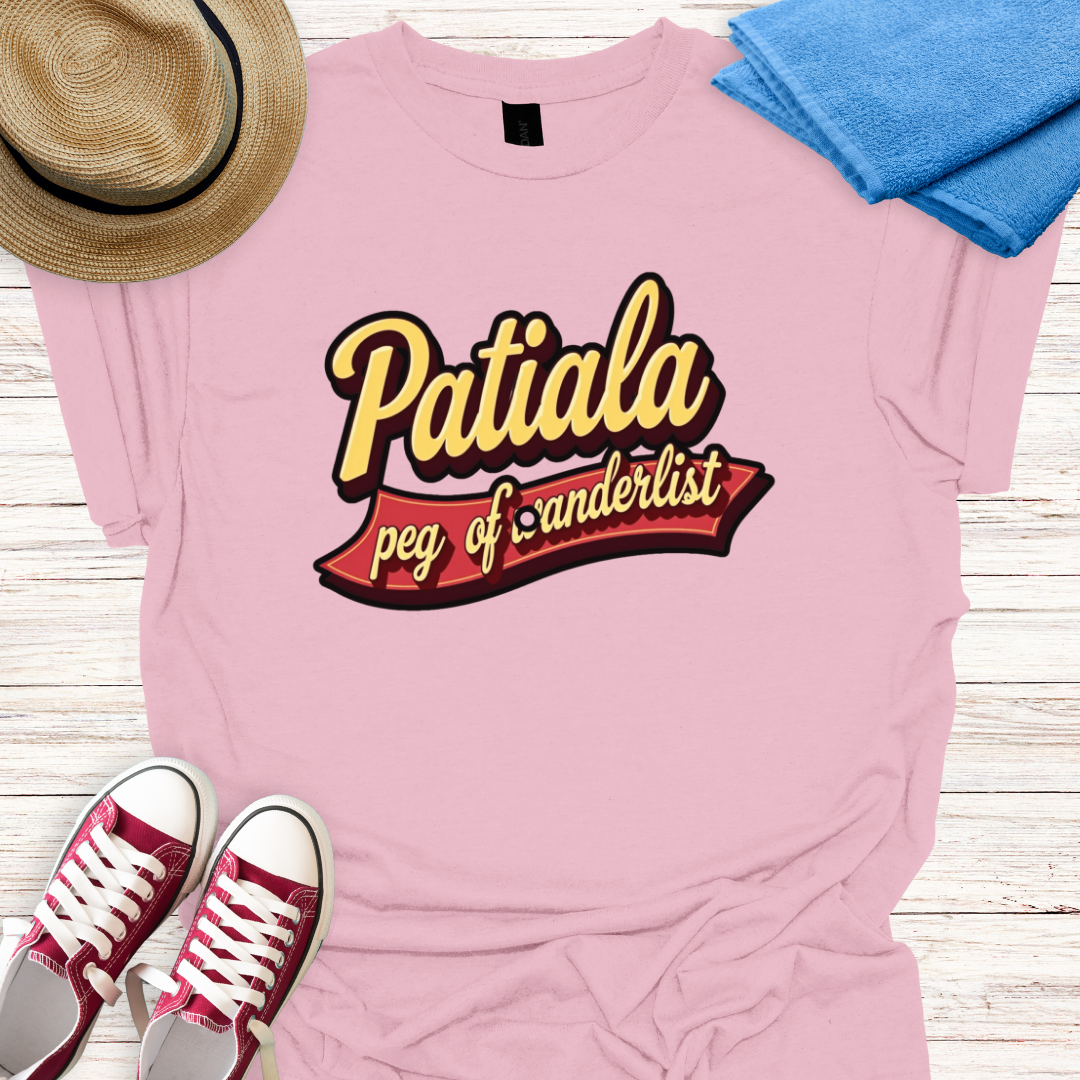 Patiala Peg of Wanderlust Design T-shirt