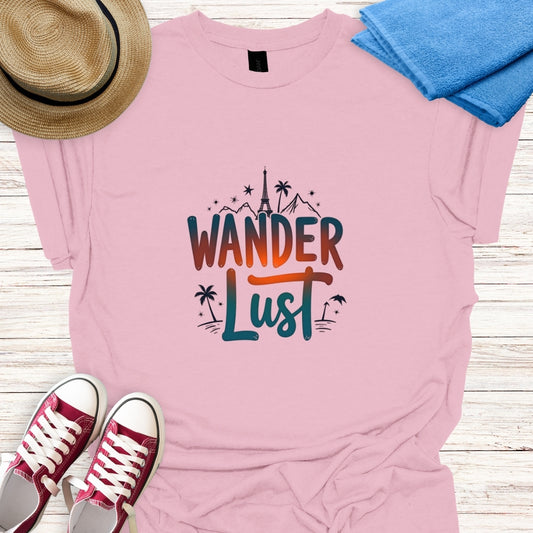 Wanderlust Design T-shirt
