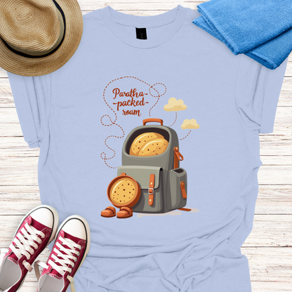 Paratha Packed Roam Design T-shirt
