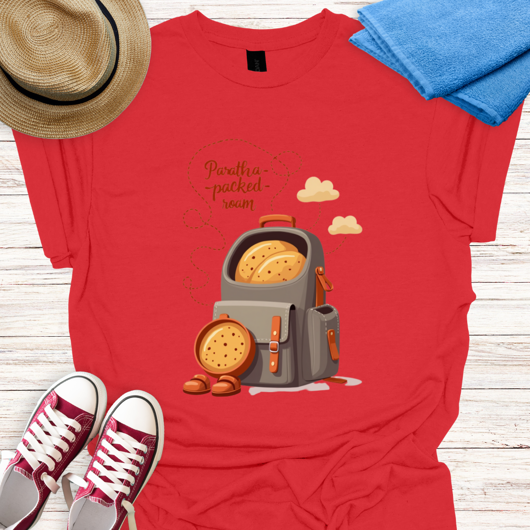 Paratha Packed Roam Design T-shirt
