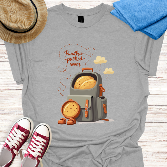 Paratha Packed Roam Design T-shirt